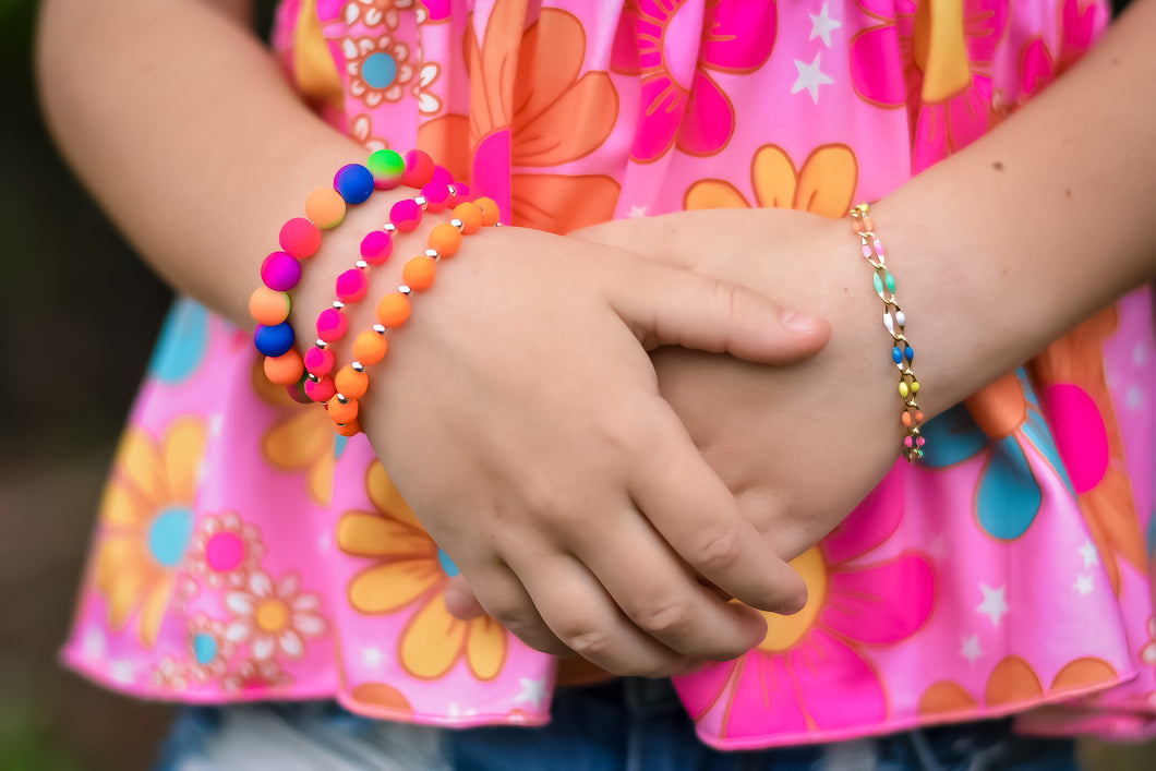 Neon Chain Bracelet