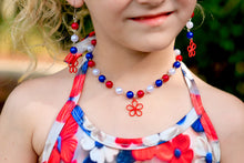 Load image into Gallery viewer, Patriotic Pearls Necklace
