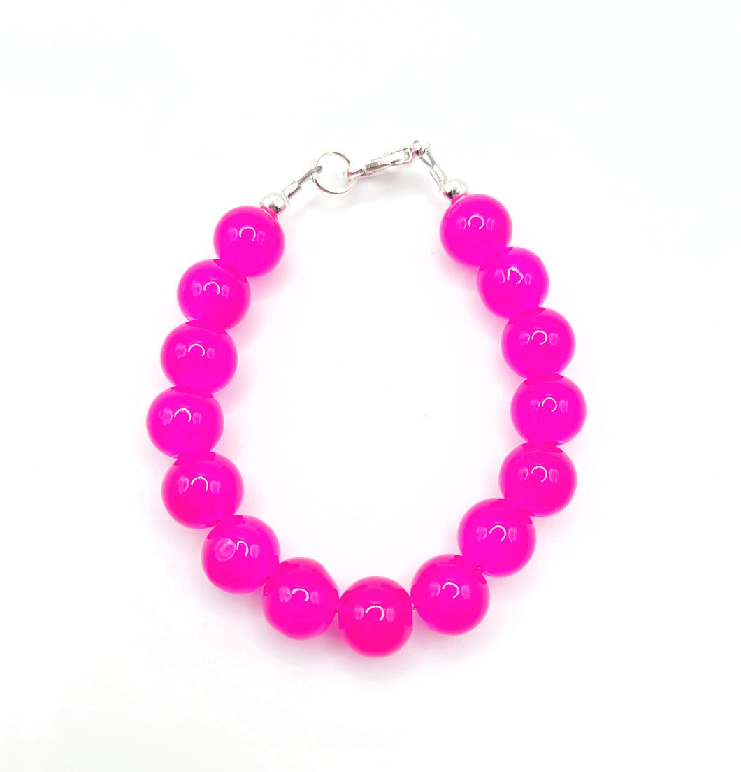 Neon Pink 8mm Glass