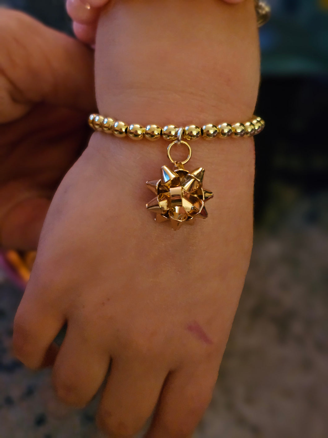 Gold Gift Bow