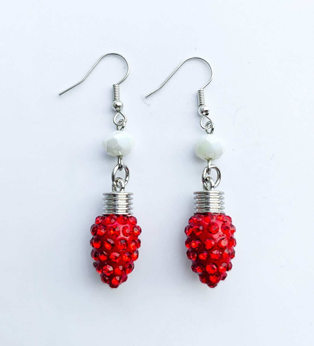 Christmas Light Earrings