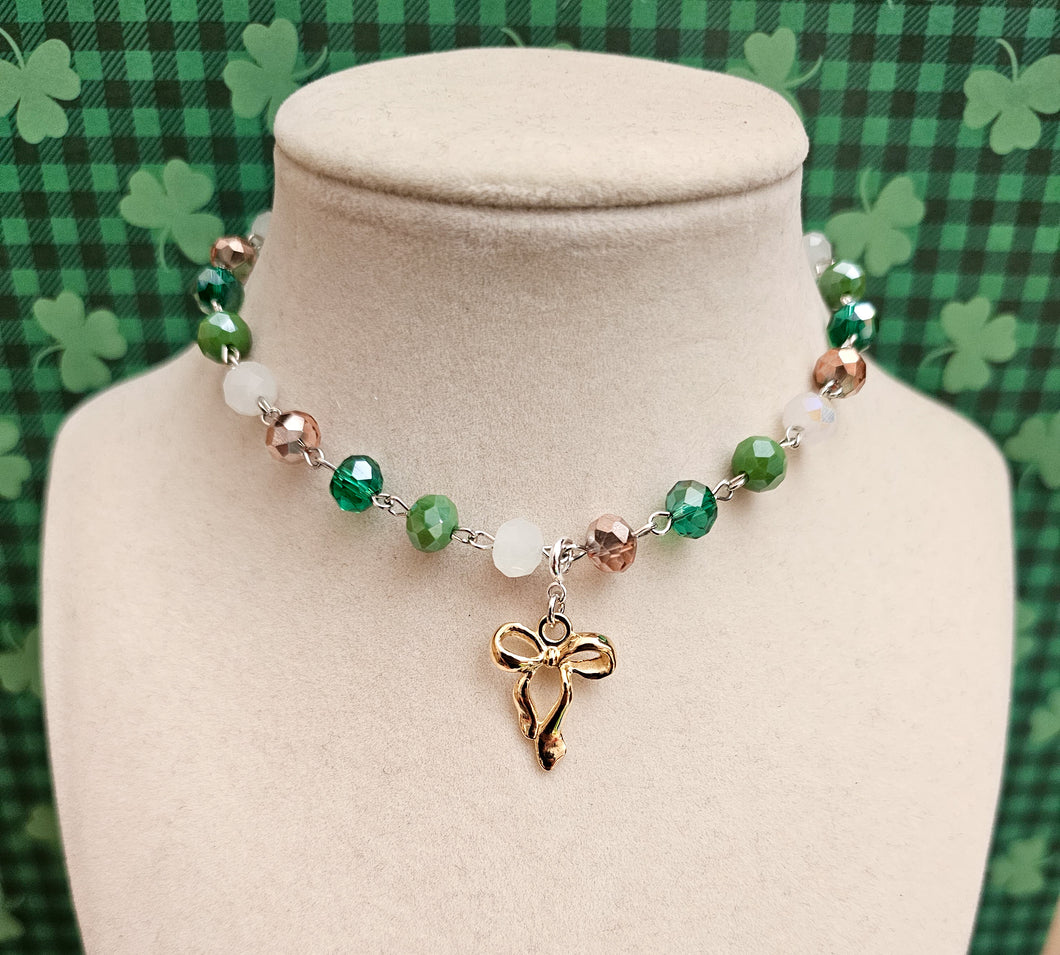Lucky Gold Bow Necklace
