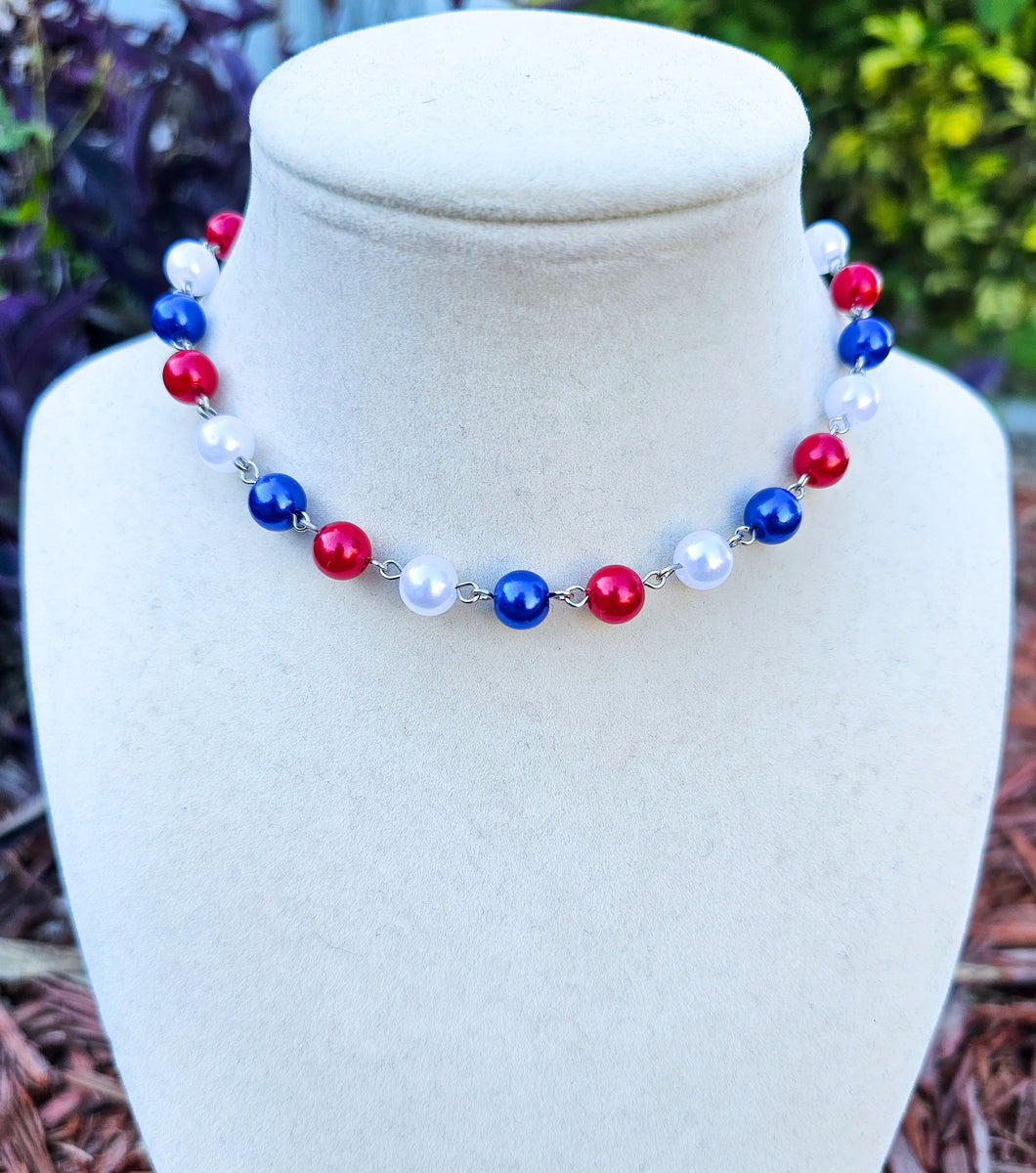 Patriotic Pearls Necklace