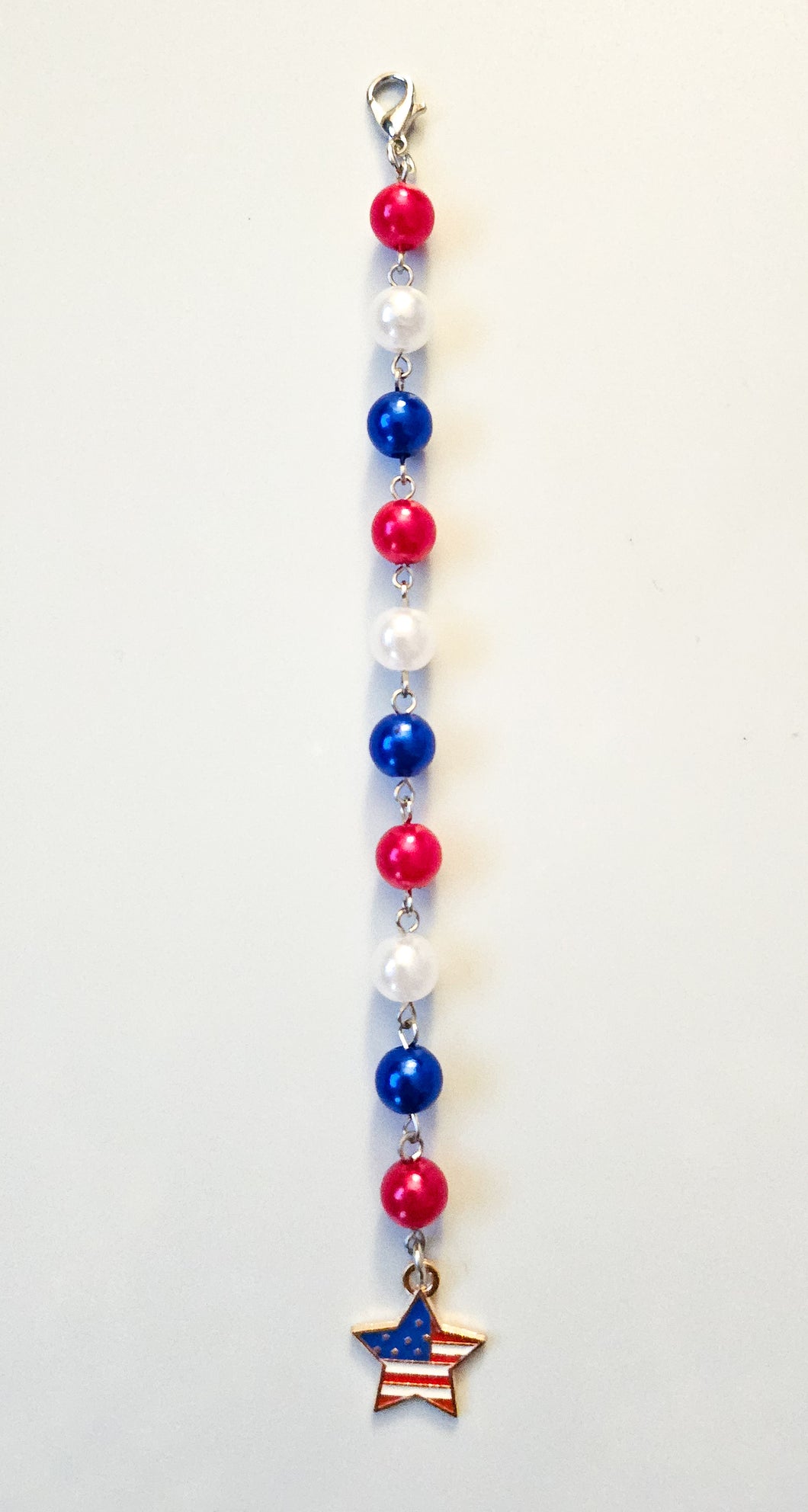 Patriotic Pearls Hair Dangle