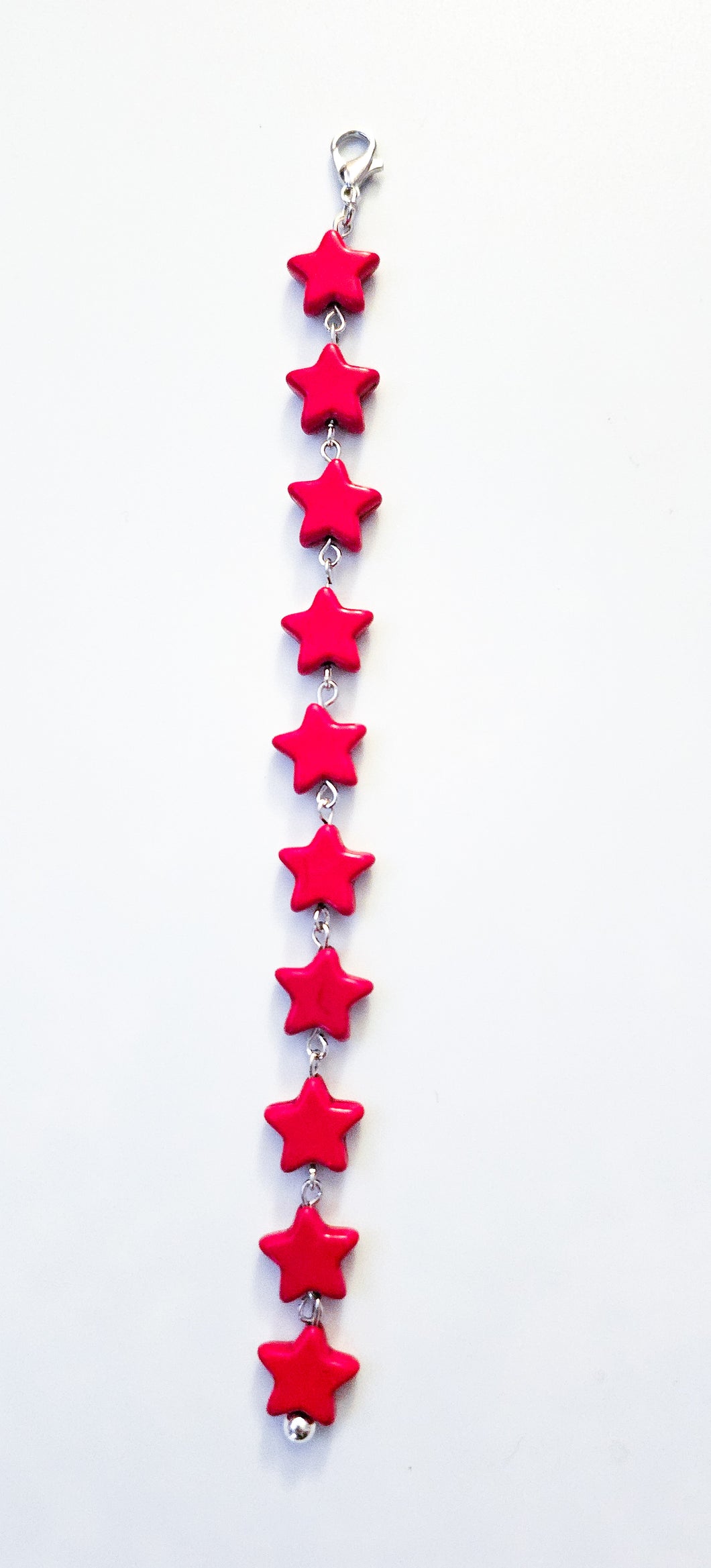 Red Star Hair Dangle