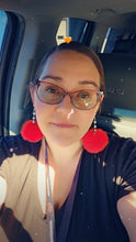 Load image into Gallery viewer, Red Poms
