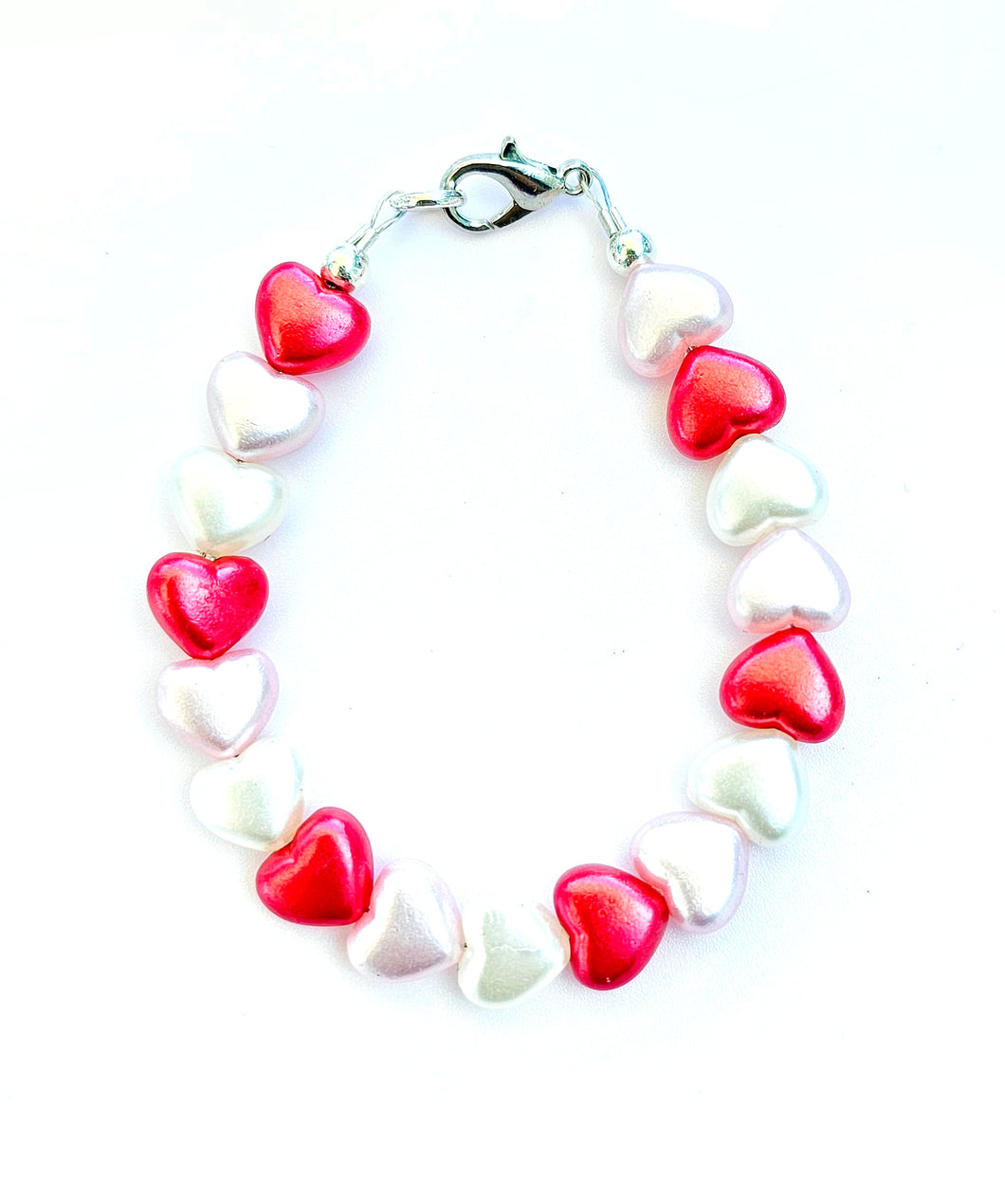 Red Pink and White Hearts