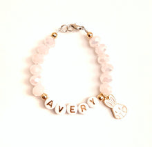 Load image into Gallery viewer, Personalized Bunny (Pink beads)
