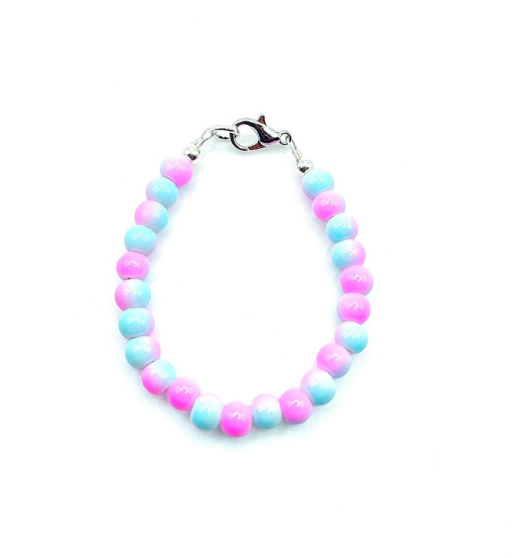 Blue and Pink