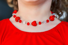 Load image into Gallery viewer, Red Rhinestone Hearts
