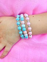 Load image into Gallery viewer, Blue, Pink &amp; White Pearls
