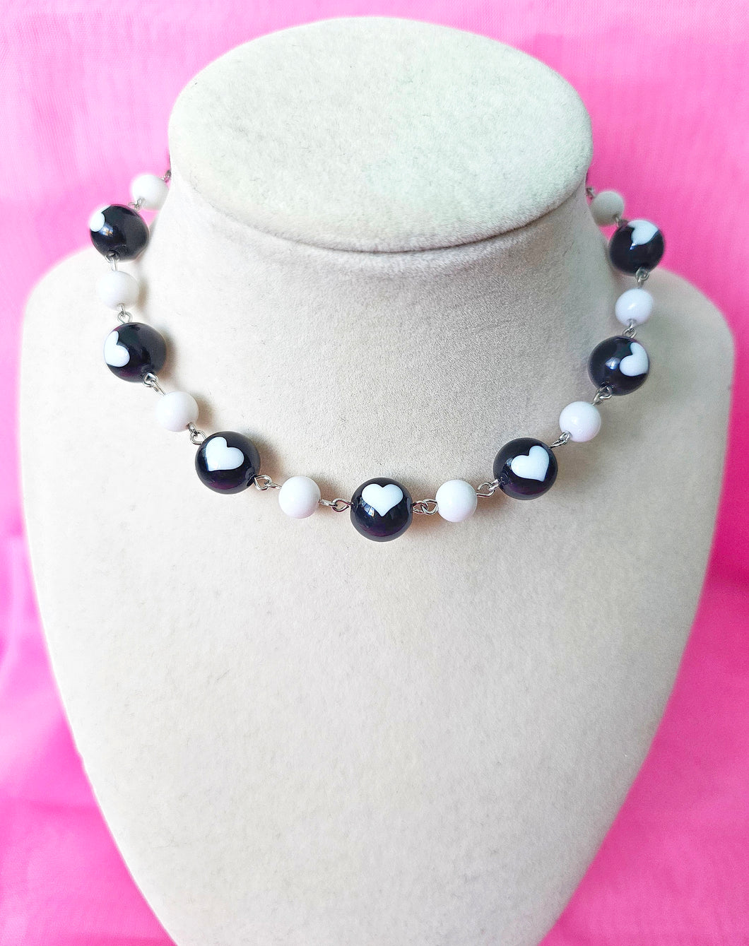 Black and White Hearts