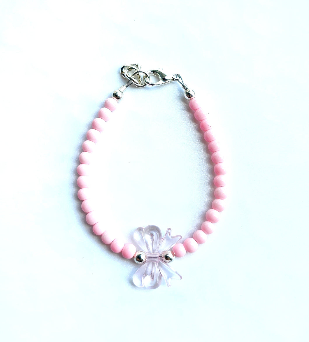 Pink Bow Bracelet