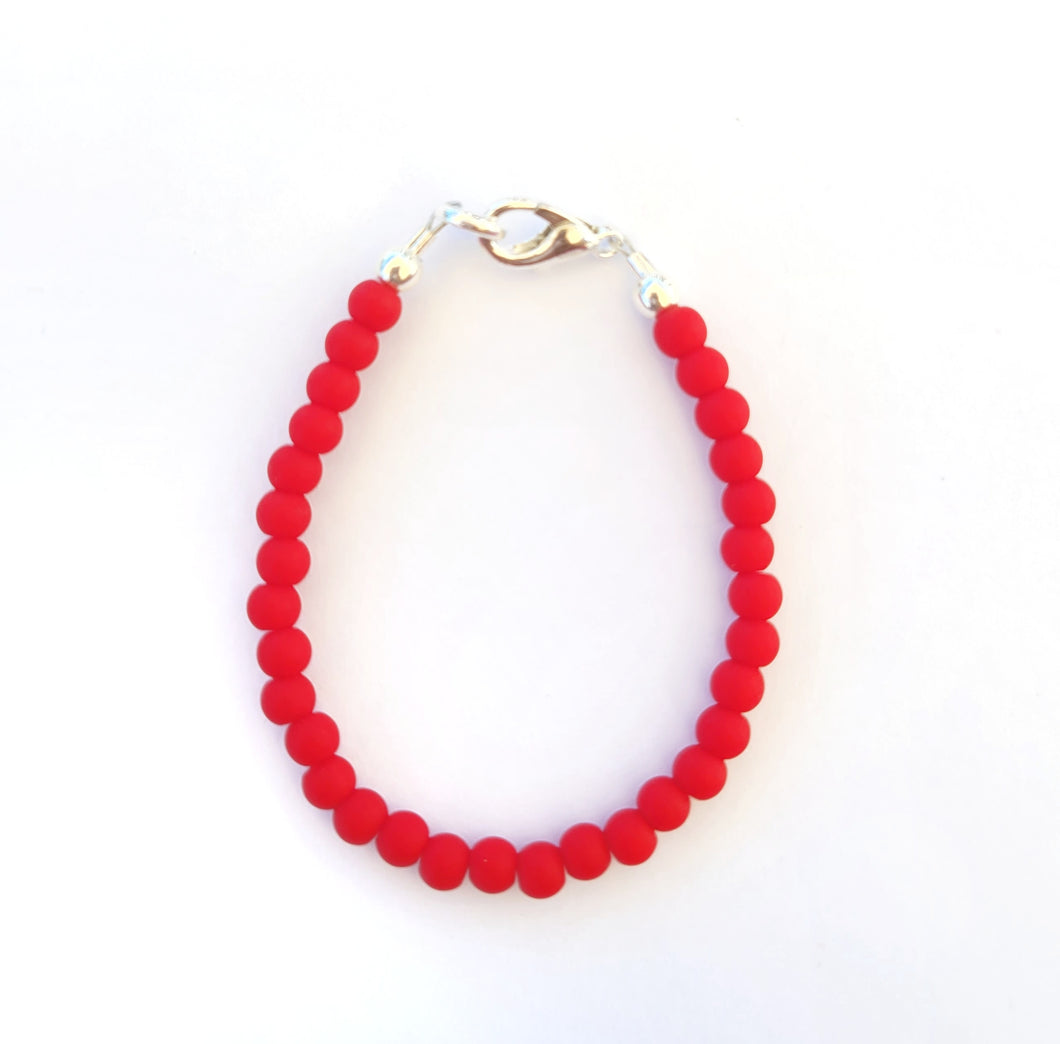 Red Matte Seed Beads