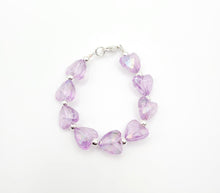 Load image into Gallery viewer, Purple Diamond Hearts

