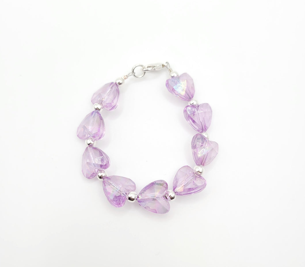 Purple Diamond Hearts