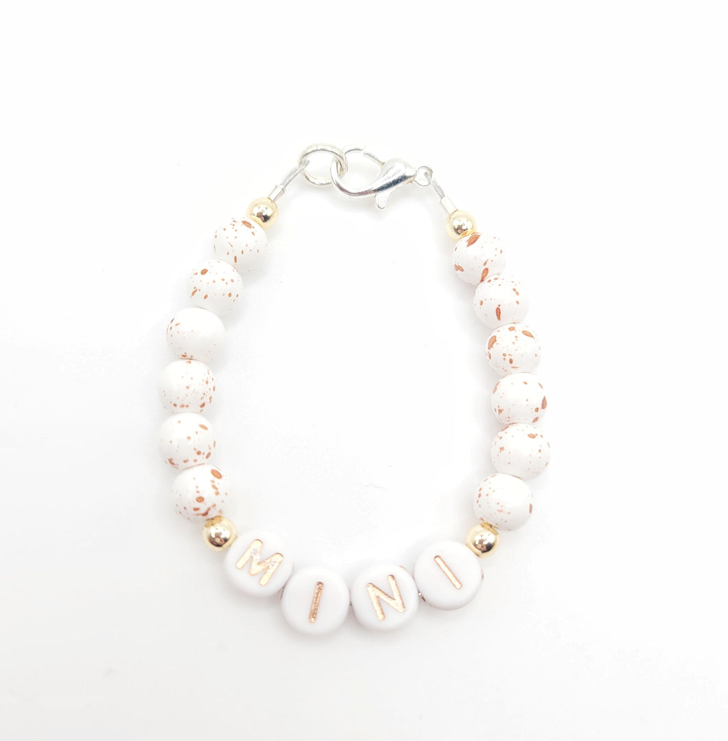 White and Gold Mini