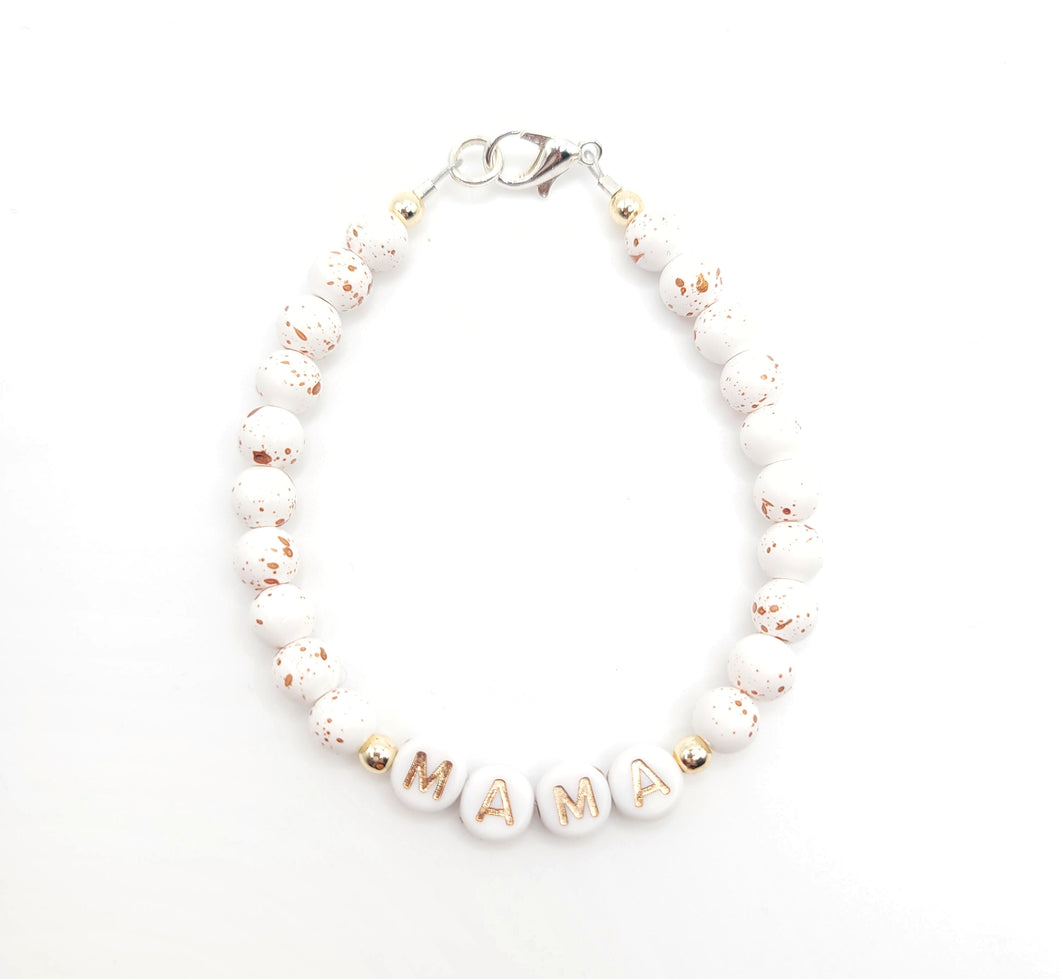 White and Gold Mama