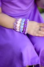 Load image into Gallery viewer, Purple Diamond Hearts
