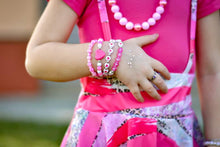 Load image into Gallery viewer, Pink Name with Pearls
